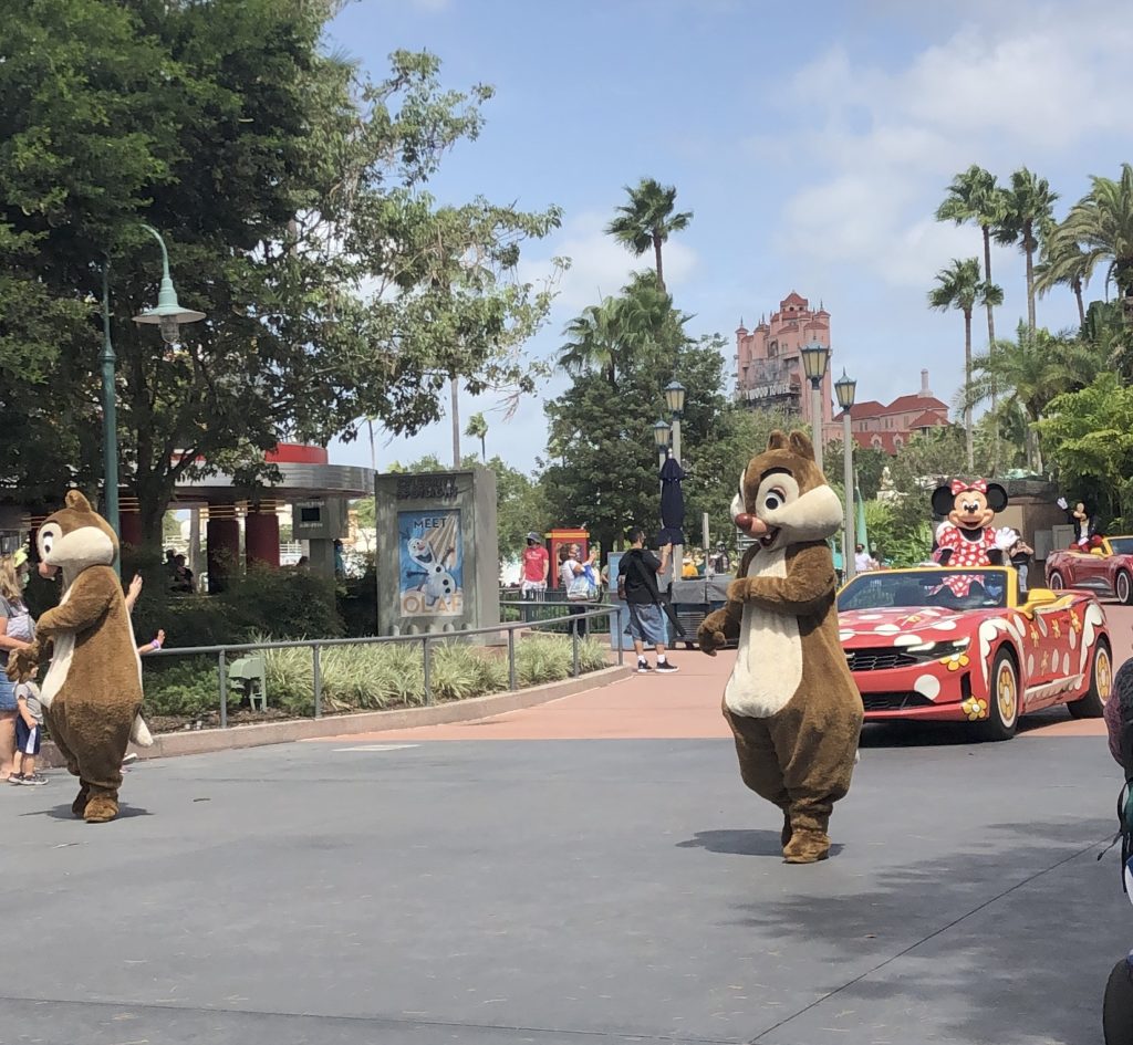 Minnie, Chip, and Dale at Disney's Hollywood Studios